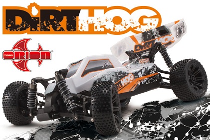 30993T1 Kyosho  EP Fazer Dirthog Readyset with T1 Orange 4WD 1:10 KT-200 Transmitter