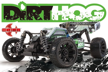 30993T2 Kyosho  EP Fazer Dirthog Readyset with T2 Green 4WD 1:10 KT-200 Transmitter
