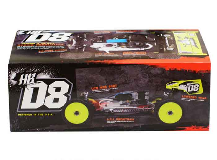 HBS67300 Hot Bodies D8 1/8 Off Road Competition Buggy Kit